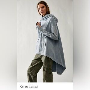 Free People Extreme Washed Hoodie